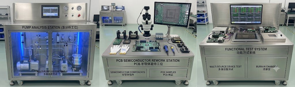 ポンプ分析・PCB リワーク・機能試験